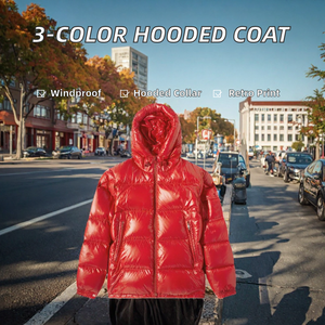 Men's Mid-Length Stand Collar Hooded Trench Coat Back Slit Design Urban Commuter Versatile <b>Jacket</b> - Product Image 2