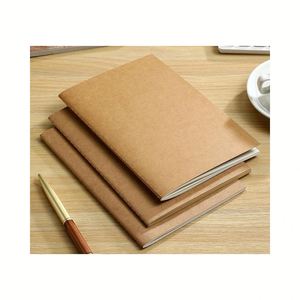 Kraft Paper in Stock Simple Retro Notebook Small Wholesale Printable Logo <b>Car</b> Line <b>Book</b> - Product Image 1
