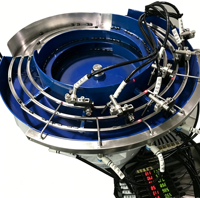 Alimentateur vibrant à bol en acier inoxydable ZETONG avec moteur et PLC pour équipement de fabrication de composants électroniques, garantie 1 an