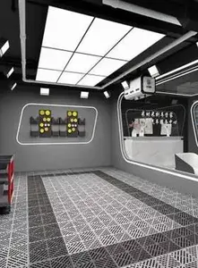 Lumières LED hexagonales en nid d'abeille pour garage, <span class=keywords><strong>station</strong></span> de <span class=keywords><strong>lavage</strong></span> de voiture, salon de coiffure, salle de sport, éclairage de travail automobile, lampe en nid d'abeille - Product Image 6