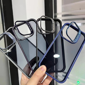 Custodia per telefono cellulare in TPU opaco per <span class=keywords><strong>iphone</strong></span> 14 <span class=keywords><strong>13</strong></span> 12 11 <span class=keywords><strong>pro</strong></span> <span class=keywords><strong>protezione</strong></span> obiettivo max con supporto cover mobile per <span class=keywords><strong>iphone</strong></span> 15 16 <span class=keywords><strong>pro</strong></span> max - Product Image 2