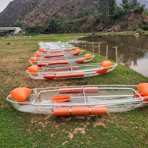 <span class=keywords><strong>Bateau</strong></span> <span class=keywords><strong>transparent</strong></span> double en verre et PC, non gonflable, pour sports nautiques et loisirs en plein air, idéal pour les influenceurs – Zone de loisirs Wolang - Product Image 4