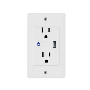 Tuya Smart Stopcontact Ons Standaard Pop-Up Socket Elektrische Wandcontactdoos Schakelaar