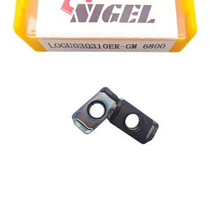 Carbide high feed milling tool insert LOGU030310ER-GM, CNC carbide cutting tools for milling cutter