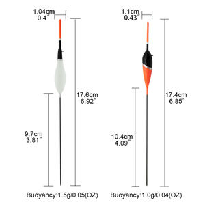 WEIHAI – flotteurs de pêche <span class=keywords><strong>en</strong></span> bois <span class=keywords><strong>Balsa</strong></span> avec <span class=keywords><strong>tige</strong></span> <span class=keywords><strong>en</strong></span> carbone, 1.0g, 1.5g - Product Image 3