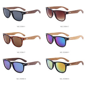 2025 gros personnalisé gravé bambou lunettes de soleil bonne qualité métal charnière lunettes de soleil classique noyer bois Temples lunettes de soleil - Product Image 2