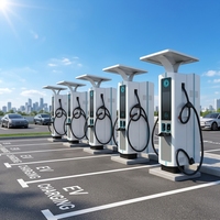 Station de recharge pour véhicules électriques SCU Split EV Charger 480-960KW, montage au sol, extérieur, avec refroidissement par air/liquide, borne de recharge CCS2