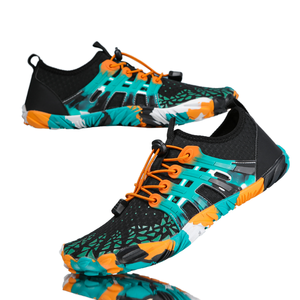 รองเท้าผ้าใบแบบสวมใส่ได้ทั้งชายและหญิง สำหรับเล่นน้ำ วัสดุยางนุ่ม เหมาะสำหรับเดินลุยน้ำ ว่ายน้ำ สีสันสดใส แบบห้านิ้ว สวมใส่สบายเหมือนเท้าเปล่า สำหรับฤดูใบไม้ผลิ - Product Image 1