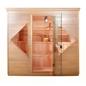 <span class=keywords><strong>Sauna</strong></span> Tradicional Finlandesa de Madera Maciza para 4 Personas, Interior - Product Image 2