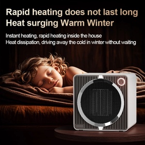 Ventilador Calefactor Portátil de Escritorio - 500 Vatios - Mini Ventilador Calefactor Silencioso para Oficina y Dormitorio, Frío y Calor - Product Image 6
