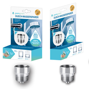 Ensemble d'adaptateurs pour économie d'<span class=keywords><strong>eau</strong></span>, réducteur de débit, <span class=keywords><strong>limiteur</strong></span> de débit de 1/2 pouces, vanne de contrôle de débit pour pomme de douche - Product Image 4