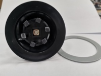 Pièces de rechange pour mixeur électrique domestique BEISHUN DBD-047A, lames en acier inoxydable, base en plastique, alimentation USB/électrique