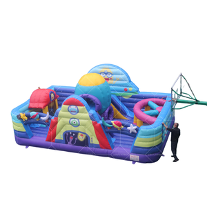 <strong>Minions</strong> Cartoon PVC Inflatable Castle Fun Bounce House with <strong>Balloon</strong> for Theme Parks or Parties - Product Image 3