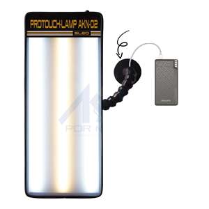 Luminosité réglable 45cm de longueur Triple-LED pour lumière d'inspection PDR Largeur 18cm avec équipement de réparation de carrosserie à montage magnétique/à ventouse - Product Image 4