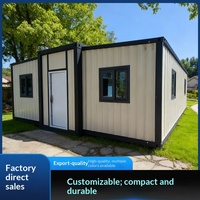Maison préfabriquée à double aile extensible, station médicale, conteneur mobile, pièce extérieure temporaire pliable, maison préfabriquée d'urgence