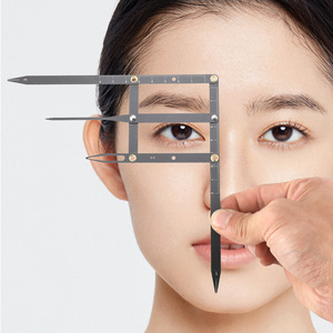 Calibrador de Mapeo de Cejas con Proporción Áurea de Acero, Regla del Número de Oro para Medición de Maquillaje Permanente (PMU) - Product Image 3