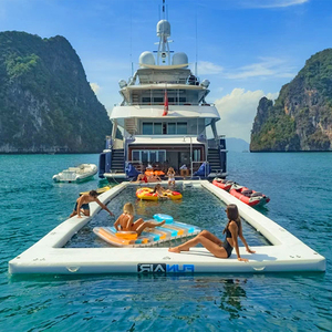 Piscines d'océan gonflables flottantes grande <span class=keywords><strong>piscine</strong></span> <span class=keywords><strong>gonflable</strong></span> de Yacht de mer fermée zone de natation dans un lac ou océan - Product Image 1