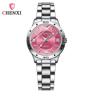 Reloj de Cuarzo CHENXI 027C para Hombre y Mujer, Correa de Acero Inoxidable, Reloj de Pulsera de Moda para Parejas, Venta al por Mayor de Fábrica, Venta Caliente Transfronteriza - Product Image 4