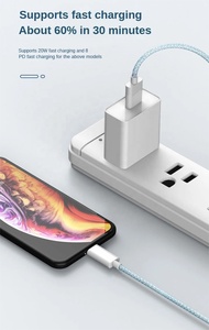 Cable DE DATOS USB de 66W con cable trenzado, cable de carga rápida, cargador tipo C, fuente de alimentación para teléfono móvil, auriculares, Cables USB - Product Image 3