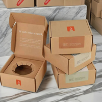 Boîte cadeau en papier kraft recyclé pour parfum et pilules, avec revêtement UV, estampage, gaufrage, doublure en éponge et fermeture magnétique pour médicaments