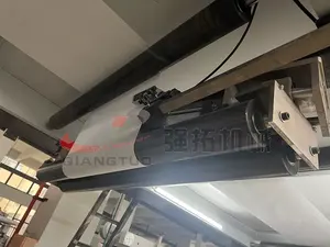 Produsen Cina 4 warna mesin cetak tas fleksografi untuk kertas bukan anyaman pengemasan makanan bopp hdpe
