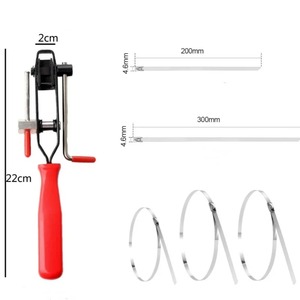 Bule/Màu Đỏ phổ quát xe <span class=keywords><strong>CV</strong></span> Doanh kẹp Dải tai loại khởi động Kẹp cài đặt cờ lê công cụ - Product Image 5