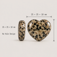 Vente en gros de pierres d'agate naturelle en forme de cœur de 25 mm, sans trou, pour boucles d'oreilles, colliers, accessoires de mariage, bricolage en vrac