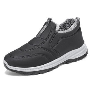 Winter Warm Fleece-Lined Thickened Unisex Snow Boots Breathable Waterproof Non-Slip Round Toe Casual <b>Ankle</b> & <b>Bootie</b> Cotton Boots - Product Image 2