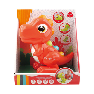 Nuevo diseño Tummy <span class=keywords><strong>Time</strong></span> Baby Toys Musical Dinosaur Toys Infant Baby Crawling Toys con luz - Product Image 5