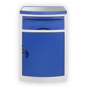 Hospital Cabinet <b>Bedside</b> <b>Table</b> 1 Door Plastic Top Easy Cleaning For Bedroom Use - Product Image 1