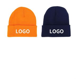 Compre Gorros de Punto Personalizados con Logotipo, Gorros de Invierno Cálidos de Hilo Acrílico para Hombre y Mujer, Modelo 2026, Resistentes al Viento - Product Image 2