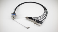Connecteur et Prise 8 Cœurs IP67 J599 de Haute Qualité pour Utilisation en Extérieur, Étanche, Conforme à la Norme D38999, pour Environnements Difficiles, avec Câble de Raccordement