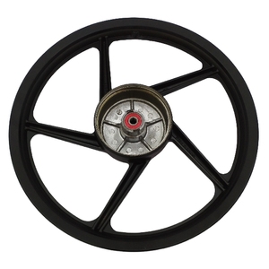 Disco de freno delantero para motocicleta, rueda <span class=keywords><strong>delantera</strong></span> de aleación de aluminio de 1,6x17 pulgadas para BAJAJ BM150 - Product Image 1