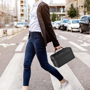 Échantillon gratuit Vente en gros Étui de rangement pour appareil photo en PU imprimé en 3D Étui de voyage pour imprimante photo imperméable et antichoc uniquement - Product Image 4