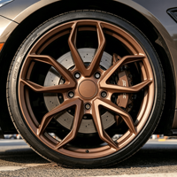 Jantes Corvette VS-5RS forgées sur mesure en bronze satiné, 18-20 pouces, 5x112, 5x114.3, 5x120, déport de 40 mm pour C6, C8, Z06, C7 Stingray, Z51, ZR1