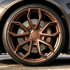 Jantes Corvette VS-5RS forgées sur mesure en bronze satiné, 18-20 pouces, 5x112, 5x114.3, 5x120, déport de 40 mm pour C6, C8, Z06, C7 Stingray, Z51, ZR1 - Product Image 1
