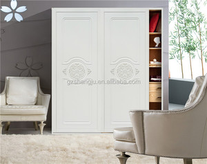 Classique <span class=keywords><strong>France</strong></span> style Argent En Bois Chambre A Coucher Armoire - Product Image 6