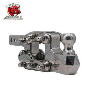 Ambull Factory Wholesale Heavy Duty Stainless Steel 4x4 Car Hitch Hook 2'' Ball Adjustable Height Trailer Arm Traction Hook - Product Image 1