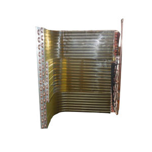 Condenseur en tube de <span class=keywords><strong>cuivre</strong></span> de 5 mm avec ailettes en aluminium hydrophiles et dimensions personnalisées pour les systèmes d'échange de chaleur de climatisation - Product Image 4