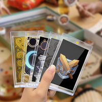 Porte-cartes magnétique ultra-transparent, étuis rigides en plastique, protecteurs de cartes transparents pour jeux de société, cartes sportives