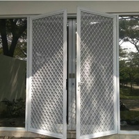 Maille en métal déployé en aluminium perforé avec personnalisation en usine avec soudure pour rideau de fenêtre et rénovation