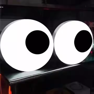 Nhà Máy bán hàng đôi mắt to di chuyển Backlit ánh sáng Hộp di chuyển mắt dẫn ánh sáng Hộp Ngoài trời Tùy chỉnh kích thước năng động dẫn Backlit ánh sáng Hộp - Product Image 1