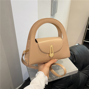 Borsa a tracolla Semi-rotonda da donna di alta qualità borsa a tracolla Vintage con chiusura a quattro mani - Product Image 4