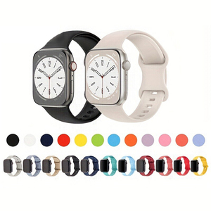 Bracelet étanche en silicone souple compatible avec <span class=keywords><strong>Apple</strong></span> <span class=keywords><strong>Watch</strong></span> <span class=keywords><strong>Series</strong></span> 9 Ultra <span class=keywords><strong>8</strong></span> 7 SE Femme Homme 45mm 49mm - Product Image 4