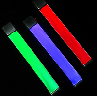 Bracelet magnétique LED personnalisable, matériau ABS écologique, bracelet lumineux imprimé numériquement, logo personnalisé, promotionnel