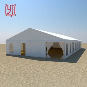 Tente de réception de luxe blanche ignifuge B1, la plus tendance de 2024 pour la décoration de mariage - Product Image 1