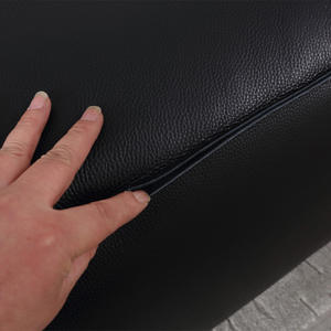 Juego de Sofás Seccionales Reclinables de Tres Plazas de Cuero Genuino de Lujo, Estructura de Madera Sólida, Diseño Moderno para Sala de Estar, Oficina, <span class=keywords><strong>Hotel</strong></span> - Product Image 4