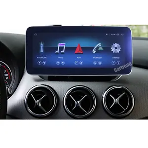 Tesla style headunit display for B class W246 android screen ntg 无线导航系统升级 4g blue ray ram 防眩光