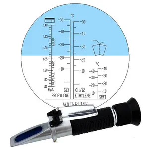 4 in 1 Automotive Antifreez Refractometer Freezing Concentration Normal 0.01sg Brix Refractometer