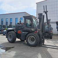 Chariot élévateur tout-terrain 4x4 diesel hydraulique 5000 kg pour terrains accidentés